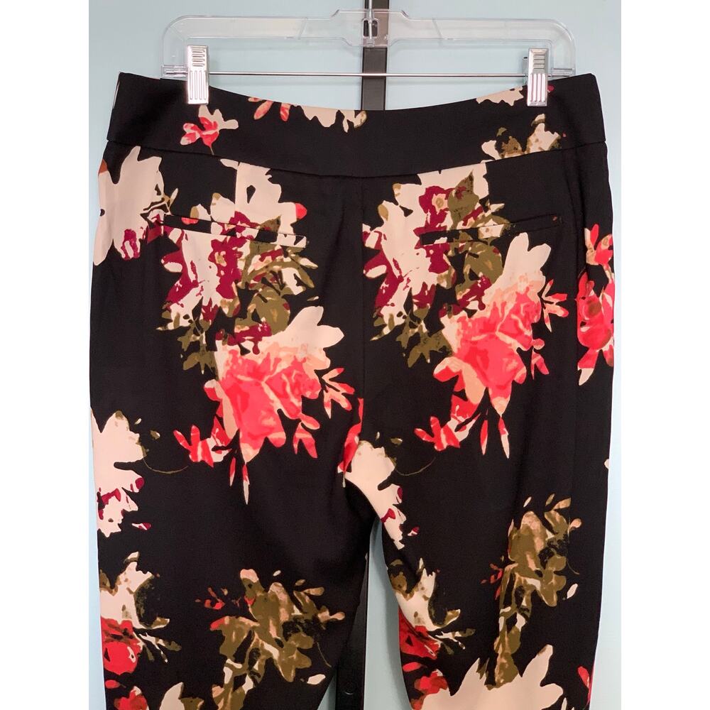 LOFT Drapey Floral Marisa Fit Pants Size 6 - Picture 9 of 10